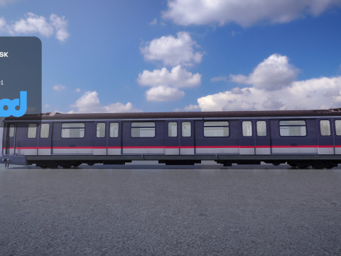 HK MTR 3D Model