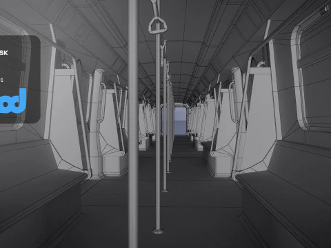 HK MTR 3D Model
