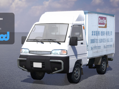 HK Truck 001 Modello 3D