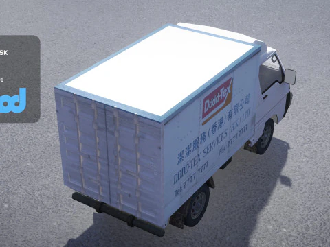 HK Truck 001 3D Model