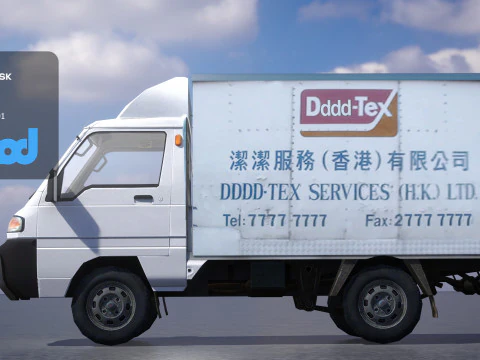 HK Truck 001 3D Model