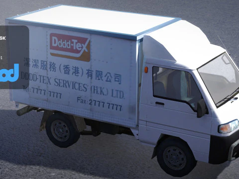 HK Truck 001 3D Model