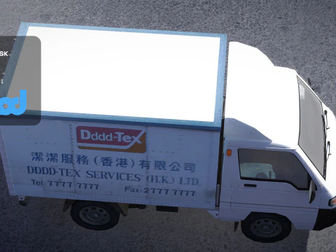 HK Truck 001 3D Model