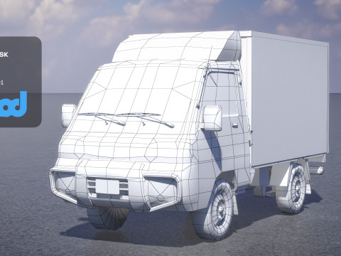 HK Truck 001 3D Модель