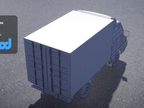 HK Truck 001 3D Модель