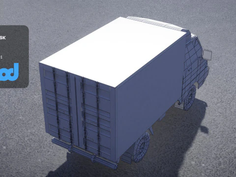 HK Truck 001 3D Model