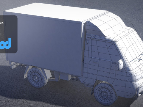 HK Truck 001 3D Модель