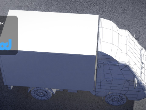 HK Truck 001 3D Модель