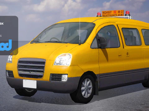 HK Van 001 3D Model