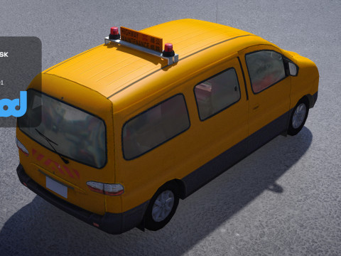 HK Van 001 Model 3D