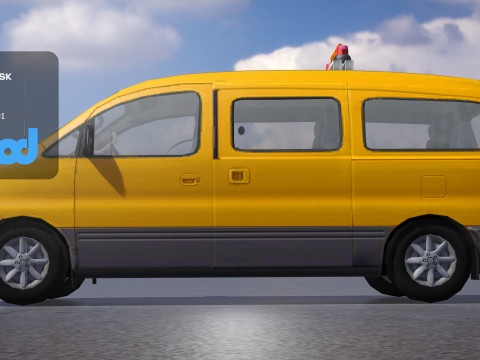 HK Van 001 Model 3D