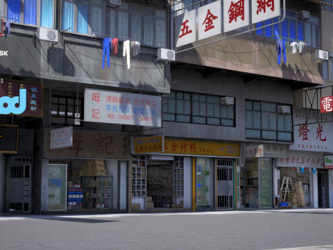 HK Street 0003 3Dモデル