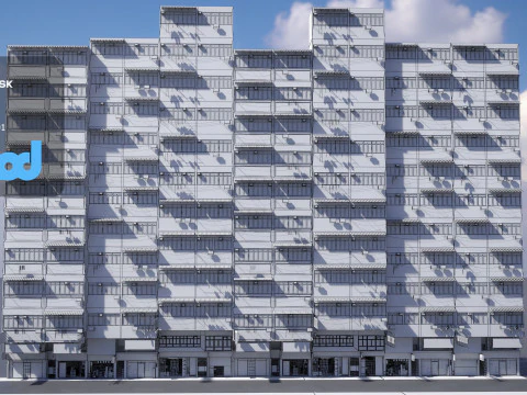 HK Street 0003 3D Model