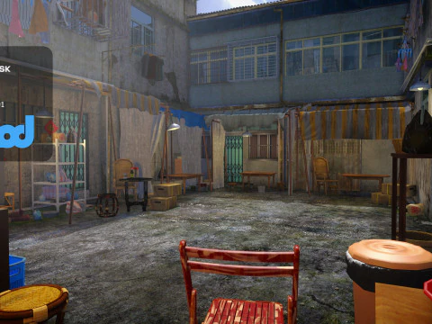 HK Street 0002 3D Model