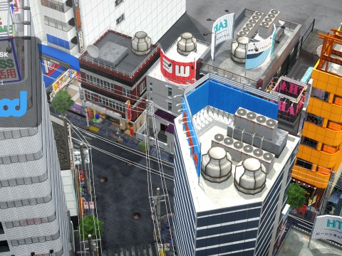 Japanese Streetscape Tokyo 0004 Modelo 3D