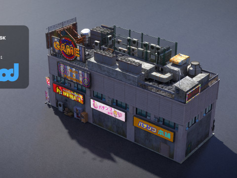 Pachinko Game Center 3D Модель