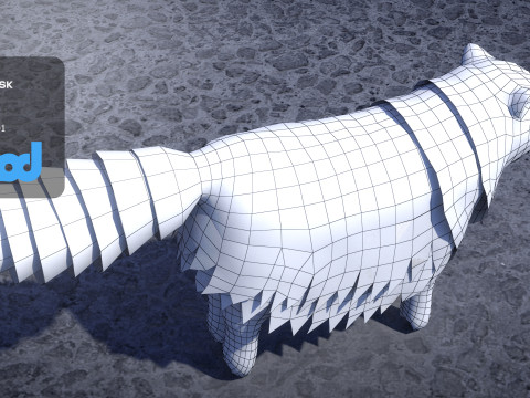 Persian Cat 3D Model