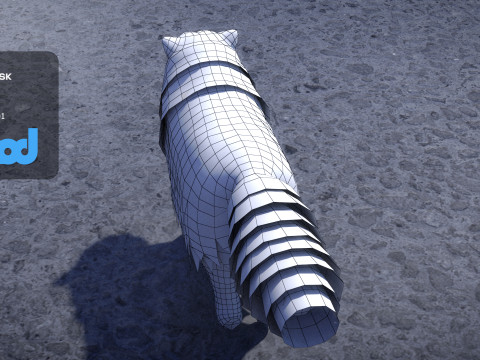 Persian Cat 3D Model