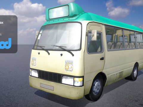 HK Van Left Hand Drive 001 3D मॉडल