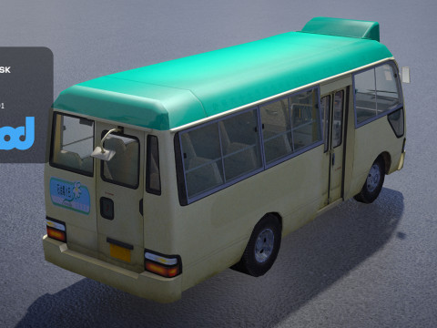 HK Van Left Hand Drive 001 Modelo 3D