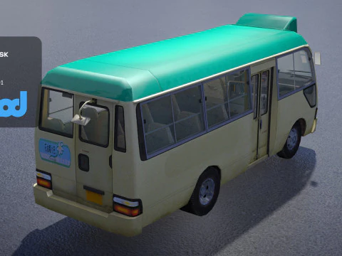 HK Van Left Hand Drive 001 3D Model
