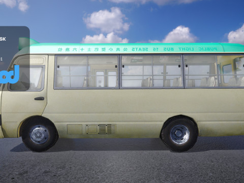 HK Van Left Hand Drive 001 Modelo 3D