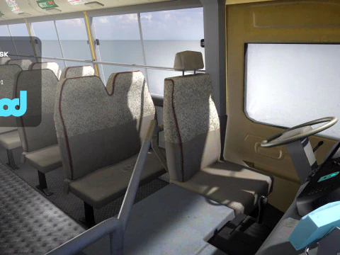 HK Van Left Hand Drive 001 3D Model