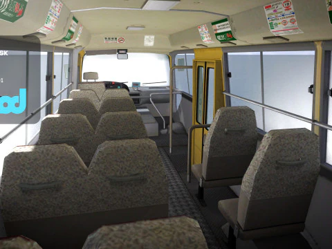 HK Van Left Hand Drive 001 3D Model