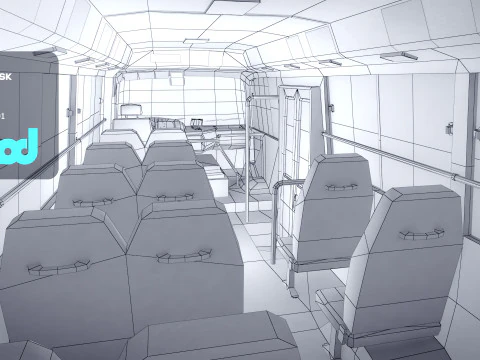 HK Van Left Hand Drive 001 3D Model