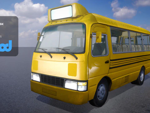 HK Van Left Hand Drive 002 3D Model