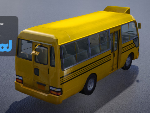 HK Van Left Hand Drive 002 Model 3D