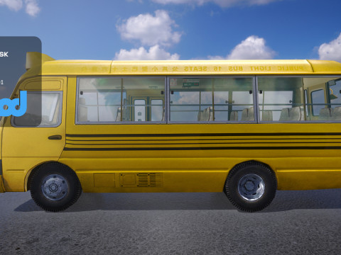 HK Van Left Hand Drive 002 Model 3D