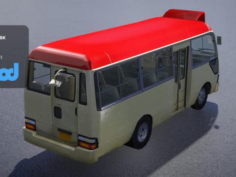 HK Van Left Hand Drive 003 3D Model