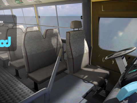 HK Van Left Hand Drive 003 3D Model