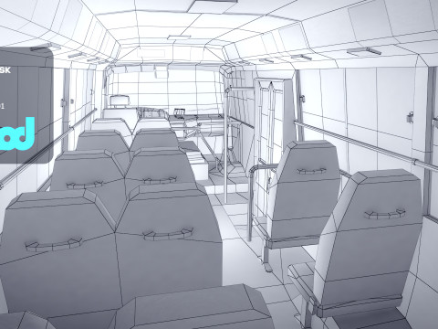 HK Van Left Hand Drive 003 3D Model