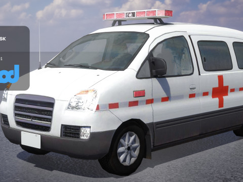TW Ambulance 001 3Dモデル
