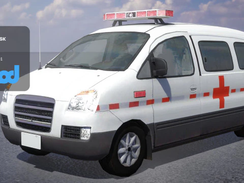 Ambulancia TW 001 Modelo 3D