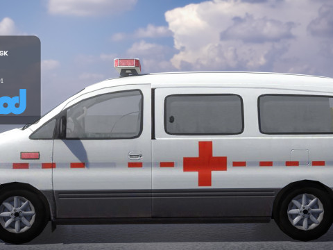 TW Ambulance 001 3D 모델