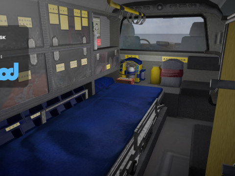 TW Ambulance 001 3D 모델