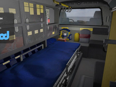 TW Ambulance 001 3D Model