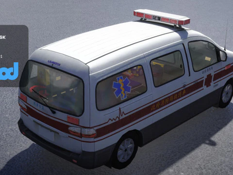 TW Ambulance 002 3D Model
