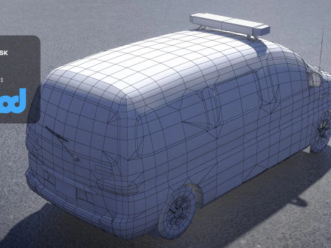 TW Ambulance 002 3D Model