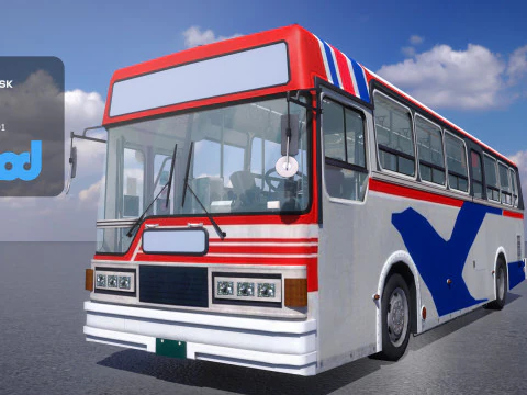 TW Bus 001 3D Model