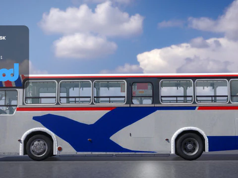TW Bus 001 3D Model
