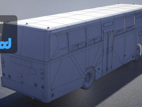 TW Bus 001 3D Model