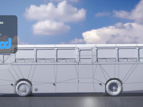 TW Bus 001 3D Model