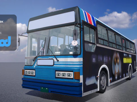 Autobus TW 002 Modello 3D