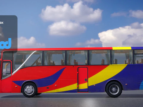 TW Bus 003 3D Model