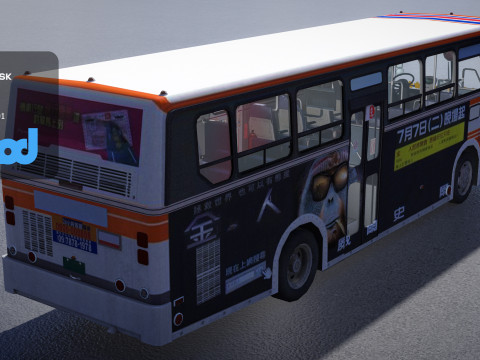 TW Bus 005 3Dモデル