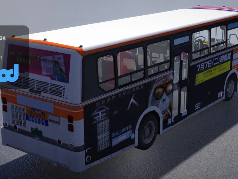 TW Bus 005 3D Model